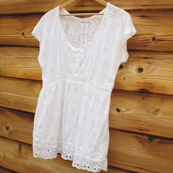 Johnny Was White Top Blouse - Picture 2 of 8